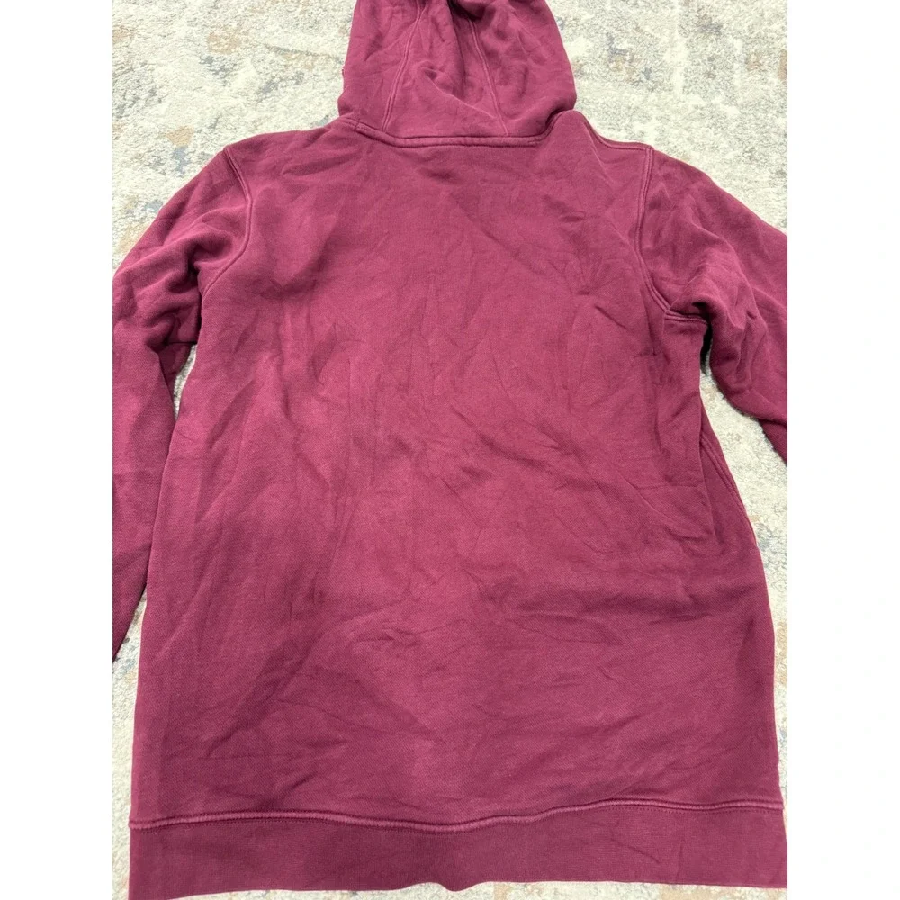 Nike Virginia Tech Hokies Hoodie Maroon VT Logo Pullover Mens Small